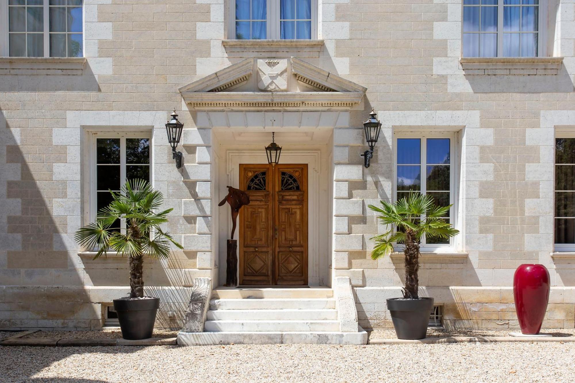 Chateau De Bellevue B&B Et Appartements Avec Piscine Saisonal Chauffee Et Chambres Partout Climatisees Saint-Avit  ภายนอก รูปภาพ
